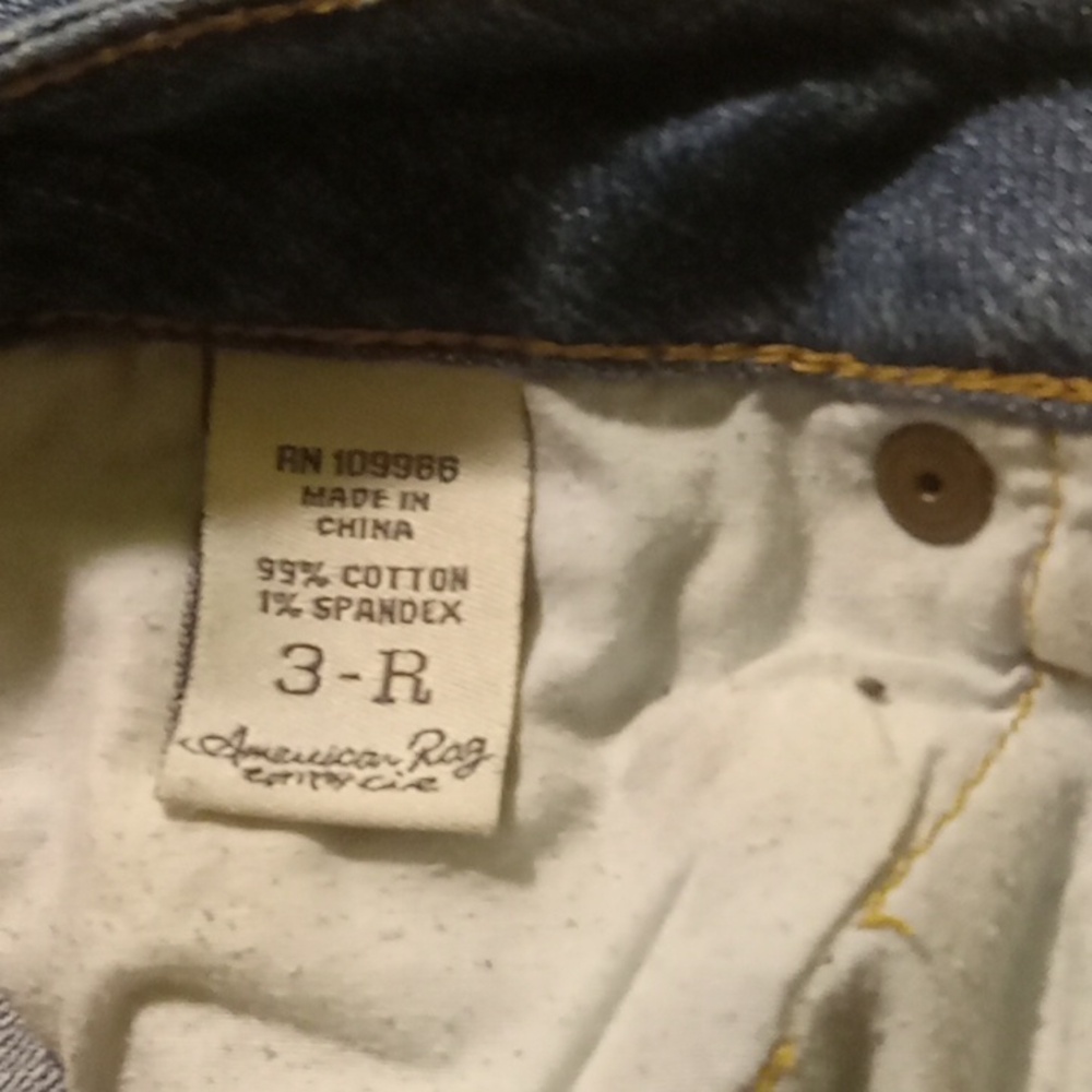 American Rag Blue Denim Overalls - Picture 7 of 8